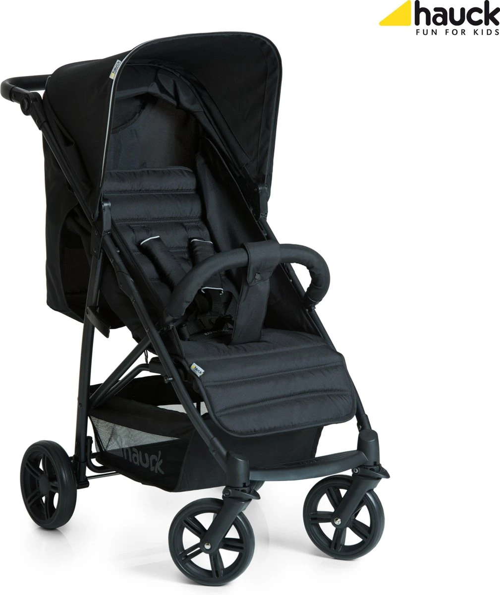 Hauck Rapid 4 Kinderwagen - Zwart Zilver 9 Hauck Rapid 4 Kinderwagen - Zwart Zilver - Afbeelding 9