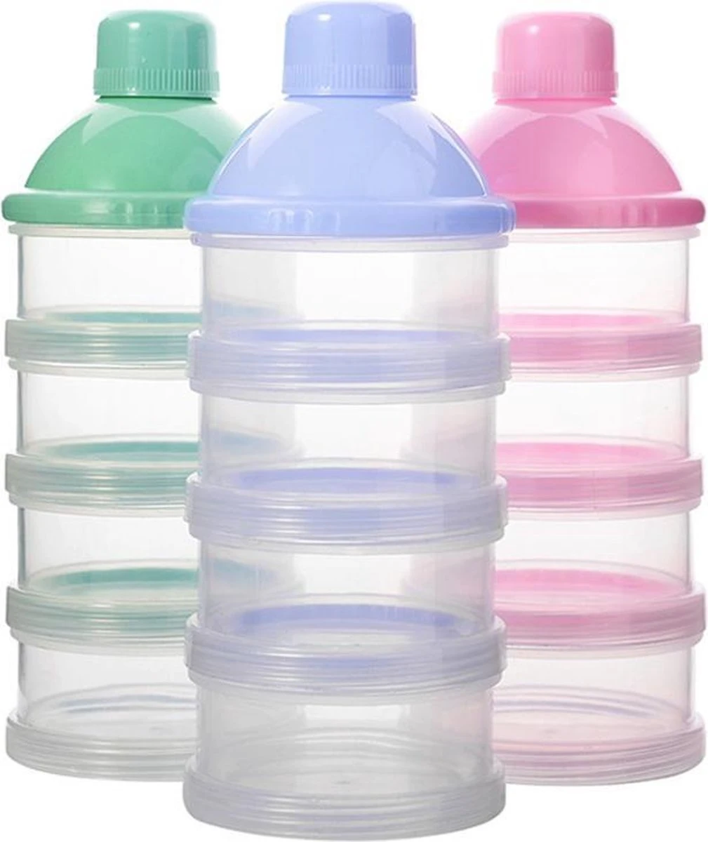 Merkloos Melkpoeder Doseerdoosje - Set Van 2 - BPA Vrij - Groen - 4 Lagen -Melkpoeder Toren - Babypoeder Bewaarbakje - Reisbox - Dispenser - Poedertoren 4 Merkloos Melkpoeder Doseerdoosje - Set Van 2 - BPA Vrij - Groen - 4 Lagen -Melkpoeder Toren - Babypoeder Bewaarbakje - Reisbox - Dispenser - Poedertoren - Afbeelding 4