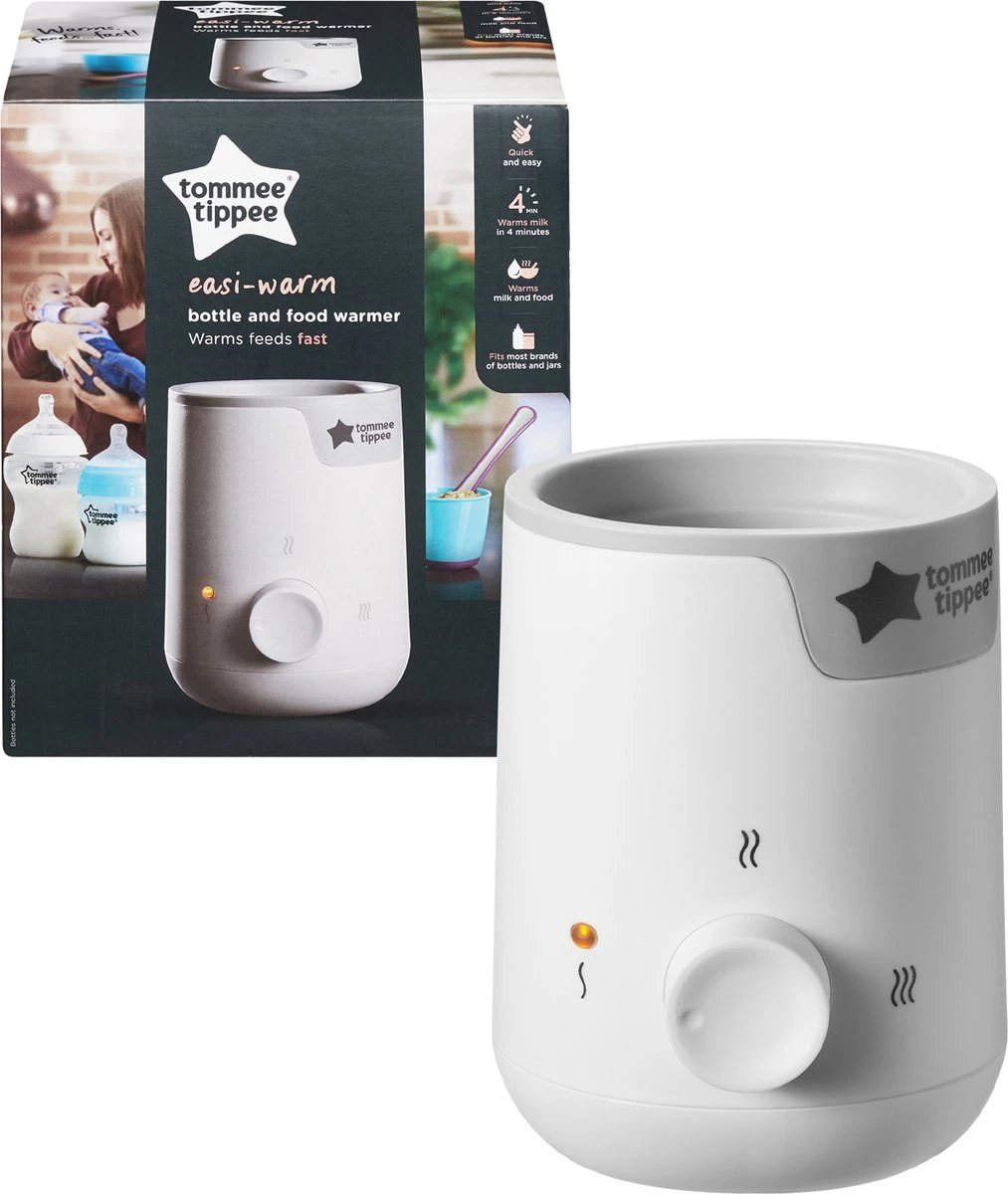 Tommee Tippee Easi Warm - Elektrische Flessen - En Voedselverwarmer - Automatische Timer - Draaiknop - Wit 2 Tommee Tippee Easi Warm - Elektrische Flessen - En Voedselverwarmer - Automatische Timer - Draaiknop - Wit - Afbeelding 2