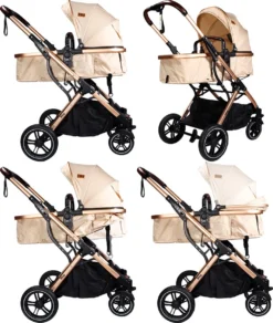 Ding Juna Kinderwagen 3 In 1 - Beige/Rose - Combi Kinderwagen Incl. Autostoel 21 Ding Juna Kinderwagen 3 In 1 - Beige/Rose - Combi Kinderwagen Incl. Autostoel -Babyproducten Winkel 1016x1200 2