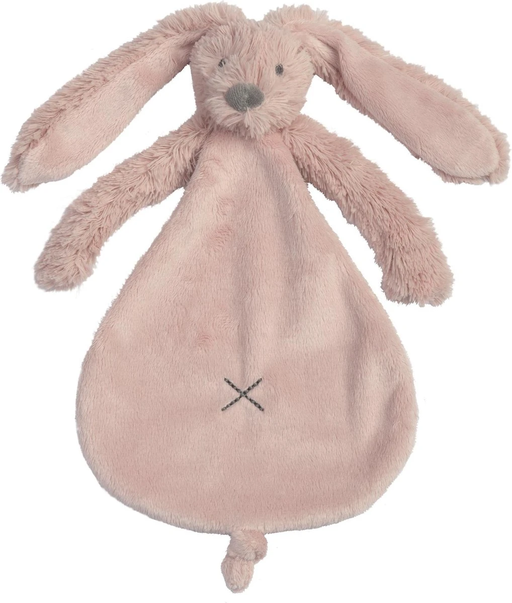 Happy Horse Konijn Richie Knuffeldoekje - Oudroze - Baby Cadeau 1 Happy Horse Konijn Richie Knuffeldoekje - Oudroze - Baby Cadeau