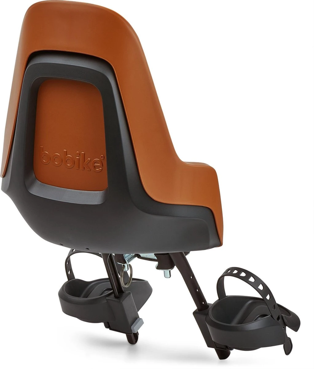 Bobike One Mini Fietsstoeltje Voor - Choc Brown 2 Bobike One Mini Fietsstoeltje Voor - Choc Brown - Afbeelding 2