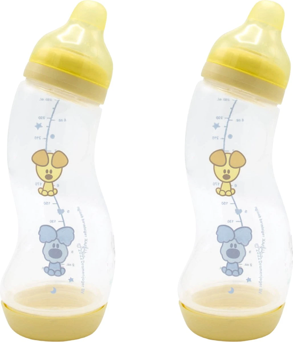 Difrax Babyfles 250 Ml – Anti-Colic – Woezel & Pip – 2 Stuks 1 Difrax Babyfles 250 Ml – Anti-Colic – Woezel & Pip – 2 Stuks