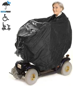 Merkloos Rolstoelhoes En Scootmobiel Hoes Poncho - Waterdicht - Deken Voetenzak