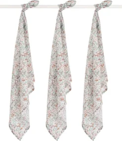 Jollein Baby Hydrofiel Washandje Bloom - 3 Stuks -Babyproducten Winkel 1038x1200