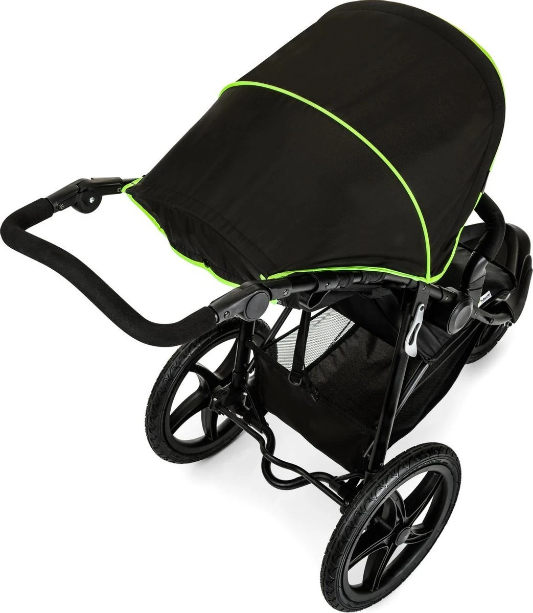 Hauck Runner Kinderwagen - Zwart/Neon Geel 10 Hauck Runner Kinderwagen - Zwart/Neon Geel - Afbeelding 10