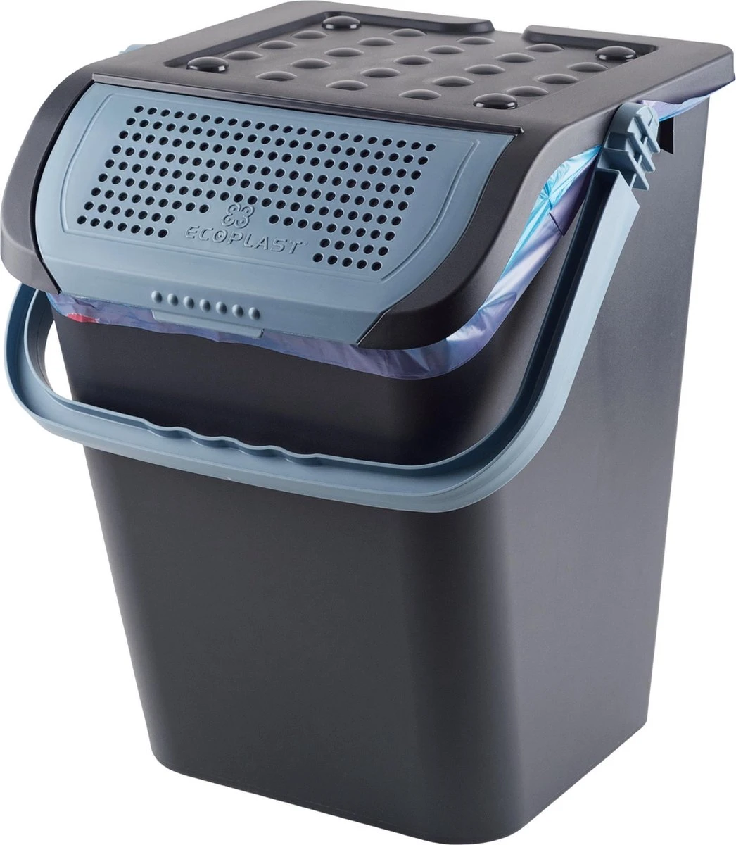 Maxi Luieremmer - 40 Liter - Incontinentie Materiaal Emmer - Blauw 3 Maxi Luieremmer - 40 Liter - Incontinentie Materiaal Emmer - Blauw - Afbeelding 3