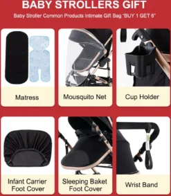 Luxe Kinderwagen 3 In 1 - Wandelwagen - Kinderwagen 3-in-1 Incl Autostoel - Kinderwagen Maxi Cosi – Buggy 3 In 1 - Newborn - Zwart/goud 14 Luxe Kinderwagen 3 In 1 - Wandelwagen - Kinderwagen 3-in-1 Incl Autostoel - Kinderwagen Maxi Cosi – Buggy 3 In 1 - Newborn - Zwart/goud -Babyproducten Winkel 1049x1200 5