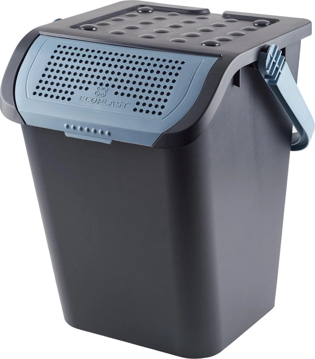 Maxi Luieremmer - 40 Liter - Incontinentie Materiaal Emmer - Blauw 2 Maxi Luieremmer - 40 Liter - Incontinentie Materiaal Emmer - Blauw - Afbeelding 2