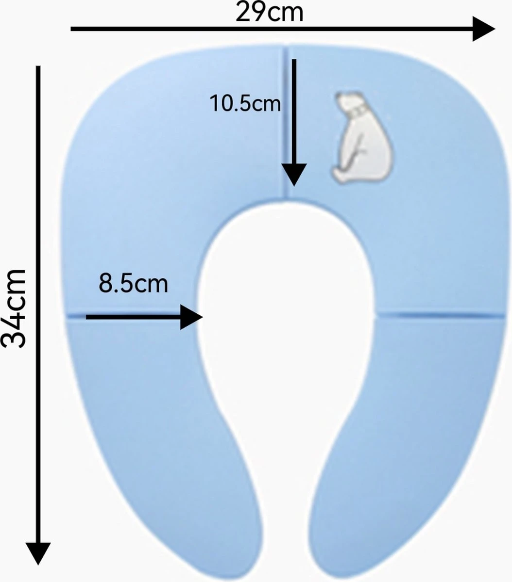 Kinder WC (blauw) Bril Opvouwbaar Licht Ontwerp Hygiënisch Voor Onderweg WC Bril Voor Zindelijkheidstraining Makkelijk Mee Te Nemen Gratis Tasje Bijgeleverd 1 Kinder WC (blauw) Bril Opvouwbaar Licht Ontwerp Hygiënisch Voor Onderweg WC Bril Voor Zindelijkheidstraining Makkelijk Mee Te Nemen Gratis Tasje Bijgeleverd