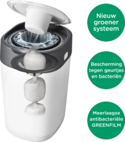 Tommee Tippee Milieuvriendelijke Twist & Click Luieremmer - Met 6 Navulcassettes - Wit 12 Tommee Tippee Milieuvriendelijke Twist & Click Luieremmer - Met 6 Navulcassettes - Wit -Babyproducten Winkel 1060x1200 4