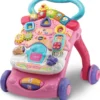 VTech 2 In 1 Baby Walker - Educatief Babyspeelgoed - Roze - 9 Tot 36 Maanden