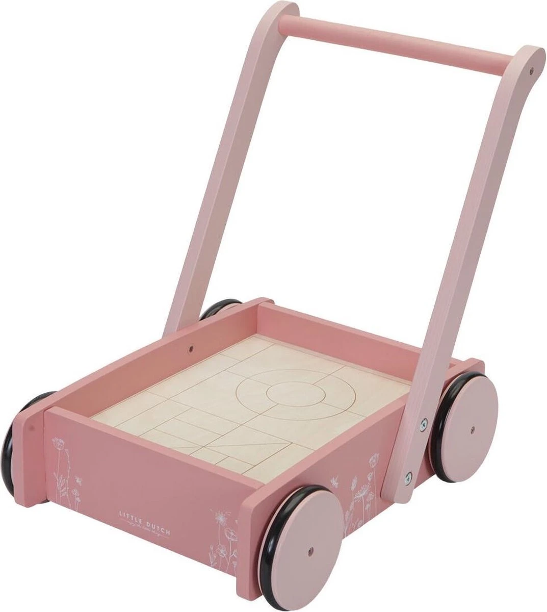 Little Dutch - Blokkenkar Wild Flowers 5 Little Dutch - Blokkenkar Wild Flowers - Afbeelding 5