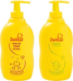 Zwitsal Zeepvrije Wasgel 400 ML Pomp & Zwitsal Anti-Prik Shampoo 400 ML Pomp