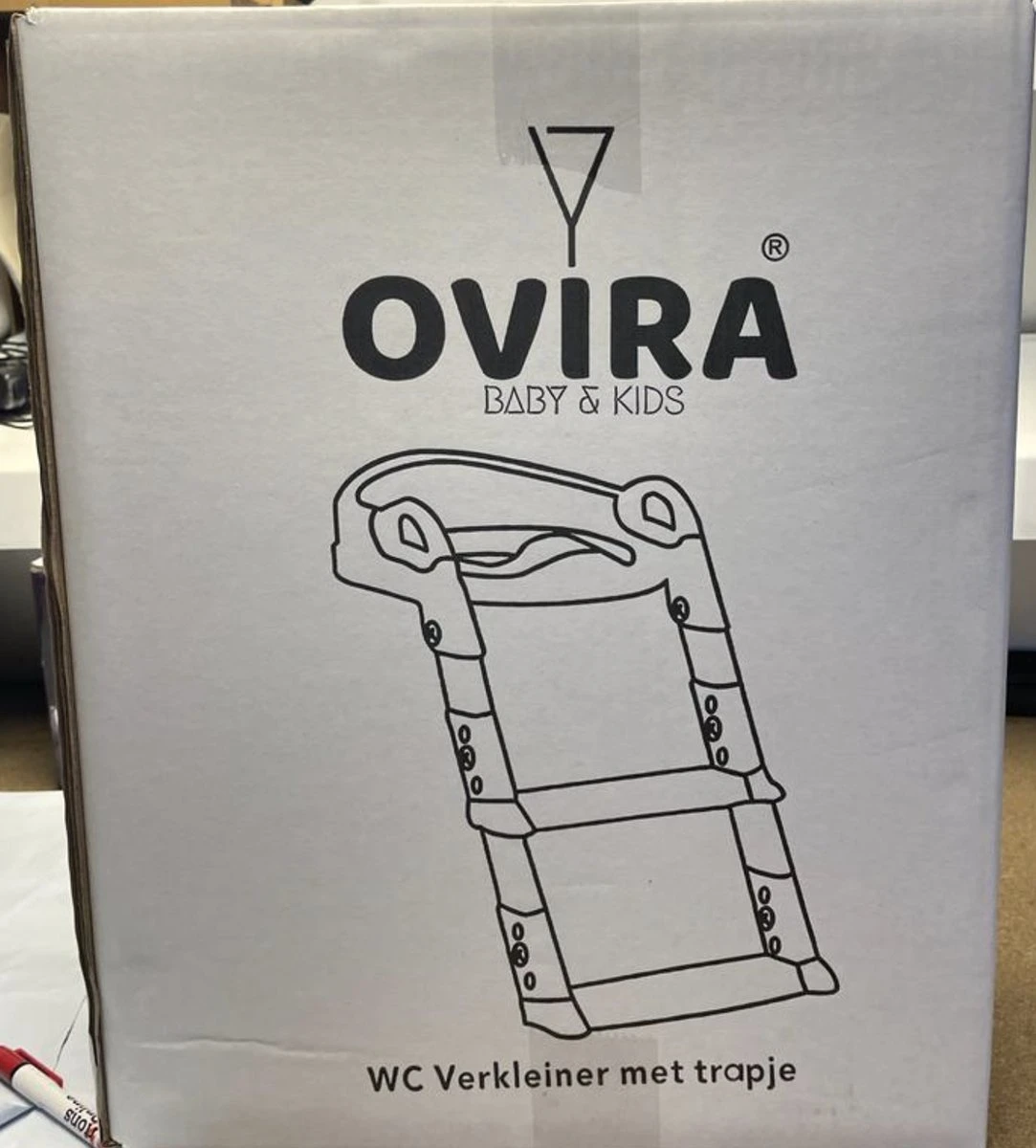 WC Verkleiner Met Trapje - Inclusief Handvaten - Opvouwbaar - 2 Tot 7 Jaar - Roze - Paars 5 WC Verkleiner Met Trapje - Inclusief Handvaten - Opvouwbaar - 2 Tot 7 Jaar - Roze - Paars - Afbeelding 5