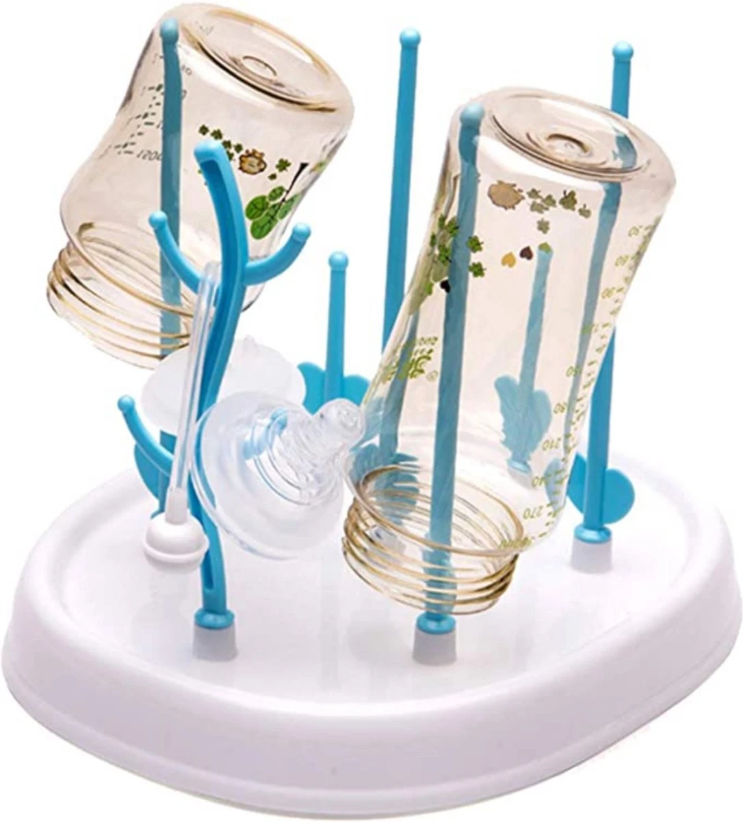 Merkloos Babyfles Droogrek - Flessen Droogrek - Afdruiprek Met Lekbak - Afwasrek - Baby Flesjes Droogrek - Flessenrek - Kraamcadeau - Baby Cadeau - Blauw 1 Merkloos Babyfles Droogrek - Flessen Droogrek - Afdruiprek Met Lekbak - Afwasrek - Baby Flesjes Droogrek - Flessenrek - Kraamcadeau - Baby Cadeau - Blauw