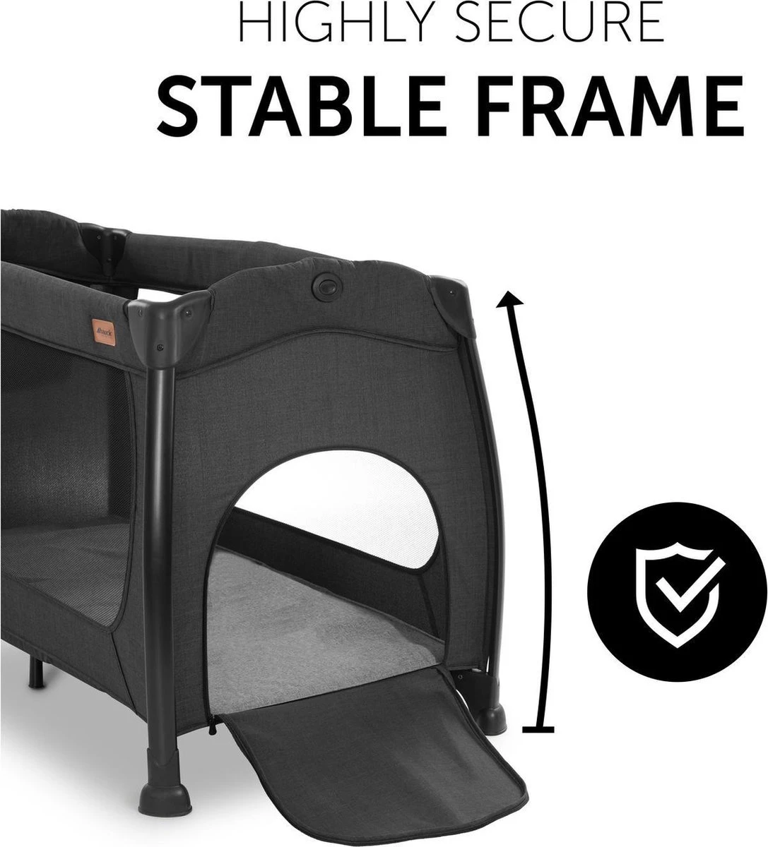 Hauck Play N Relax Center Campingbedje - Zwart 10 Hauck Play N Relax Center Campingbedje - Zwart - Afbeelding 10