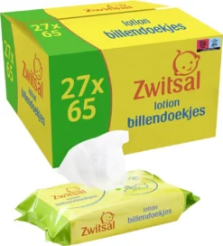 Zwitsal Lotion Billendoekjes Alcoholvrij - 1755 Doekjes - Voordeelverpakking