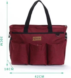 Merkloos Decopatent® Luiertas Schoudertas - Baby Verzorgingstas - Incl Verschoningsmatje & Flessenhouder - Vakken - Jongens/Meisjes - Grijs -Babyproducten Winkel 1095x1200 1