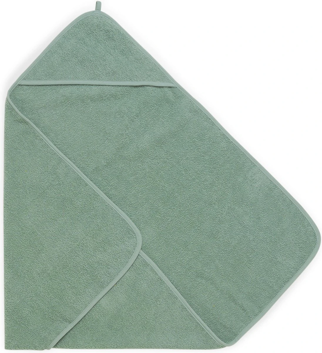 Jollein Badcape Badstof 75x75cm - Ash Green 6 Jollein Badcape Badstof 75x75cm - Ash Green - Afbeelding 6