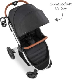 Hauck UpTown Buggy - Met één Hand Opvouwbaar - Zwart -Babyproducten Winkel 1097x1200 3