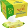 Zwitsal Billendoekjes | Voordeelverpakking 30 X 65 Doekjes
