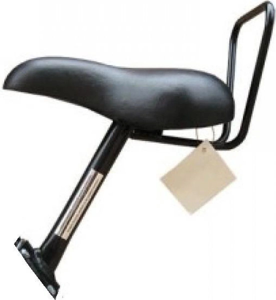 Zadel Op Stang Model 3 Kinderzitje Voor Damesfiets Met Dubbele Stang Met Dikke Onderbuis - Nooit Meer Zwaar Sturen 2 Zadel Op Stang Model 3 Kinderzitje Voor Damesfiets Met Dubbele Stang Met Dikke Onderbuis - Nooit Meer Zwaar Sturen - Afbeelding 2