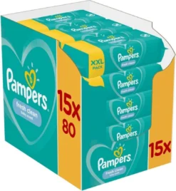 Pampers® Pampers Fresh Clean Billendoekjes - 1200 Doekjes -Babyproducten Winkel 1107x1200 2