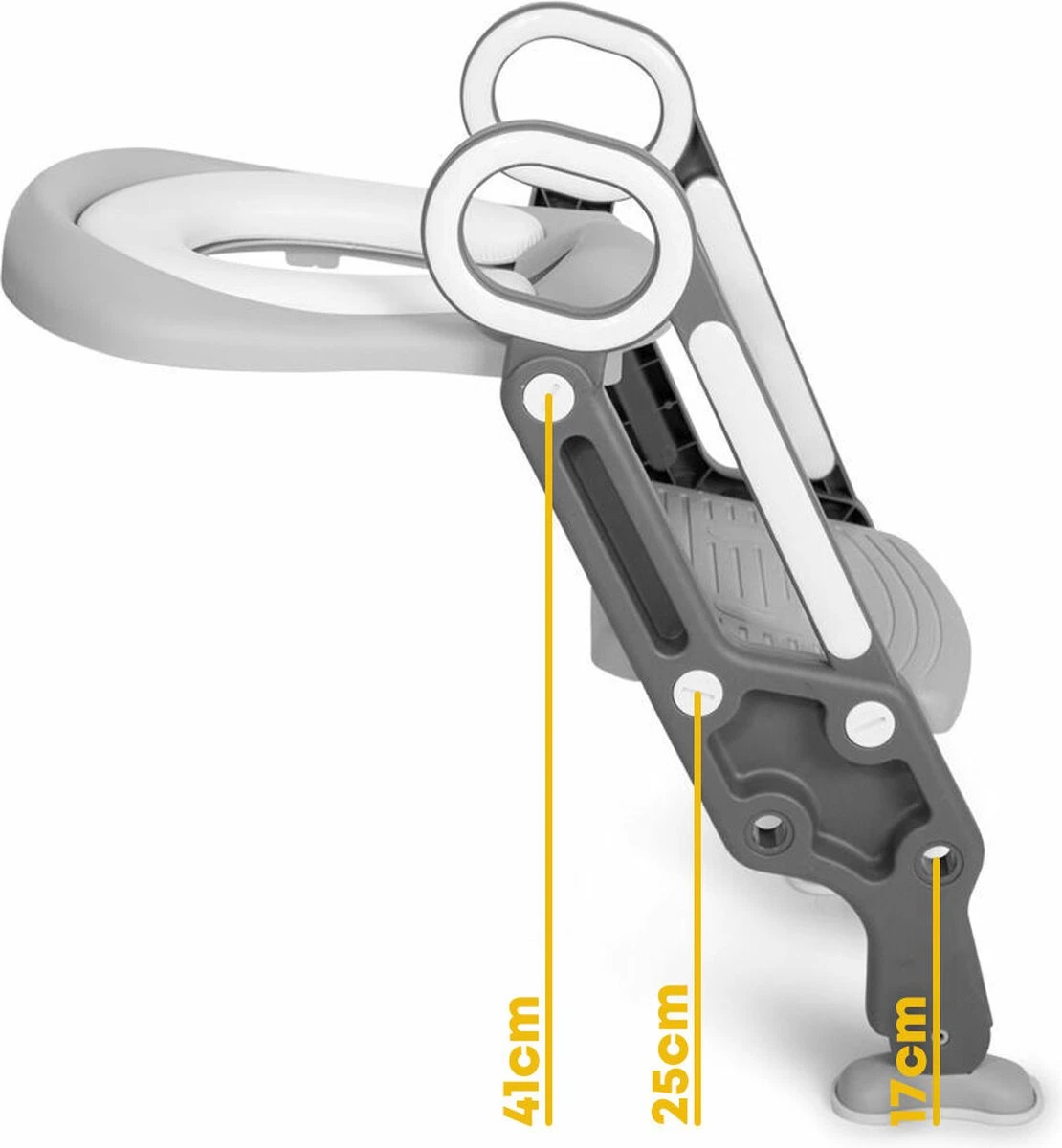 Baninni Toilettrainer Met Trapje Trappola Blauw 6 Baninni Toilettrainer Met Trapje Trappola Blauw - Afbeelding 6