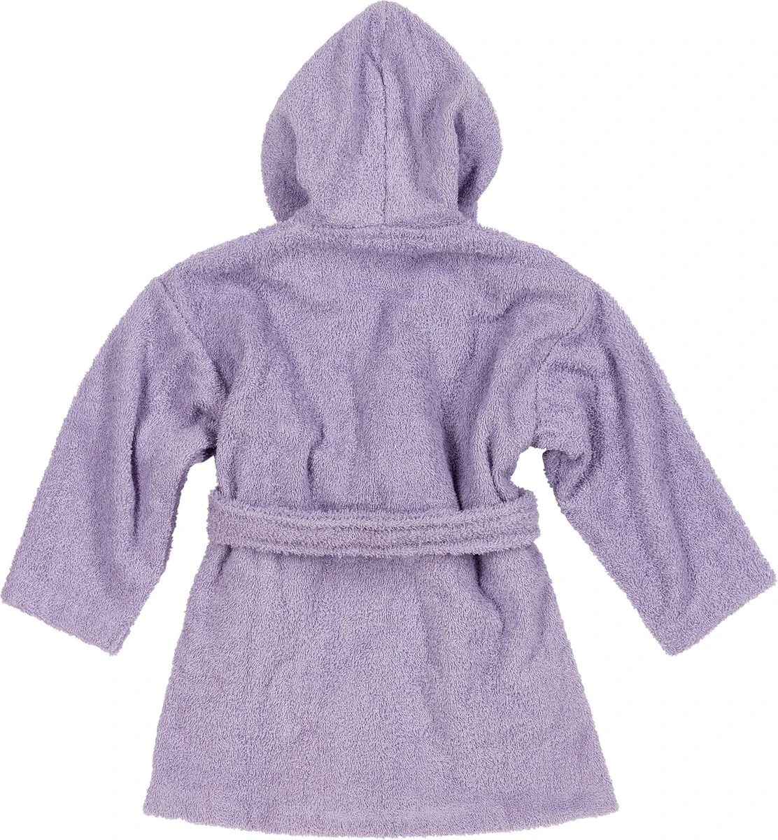 Meyco Baby Badjas Basic Badstof - 98/104 - Soft Lilac 2 Meyco Baby Badjas Basic Badstof - 98/104 - Soft Lilac - Afbeelding 2