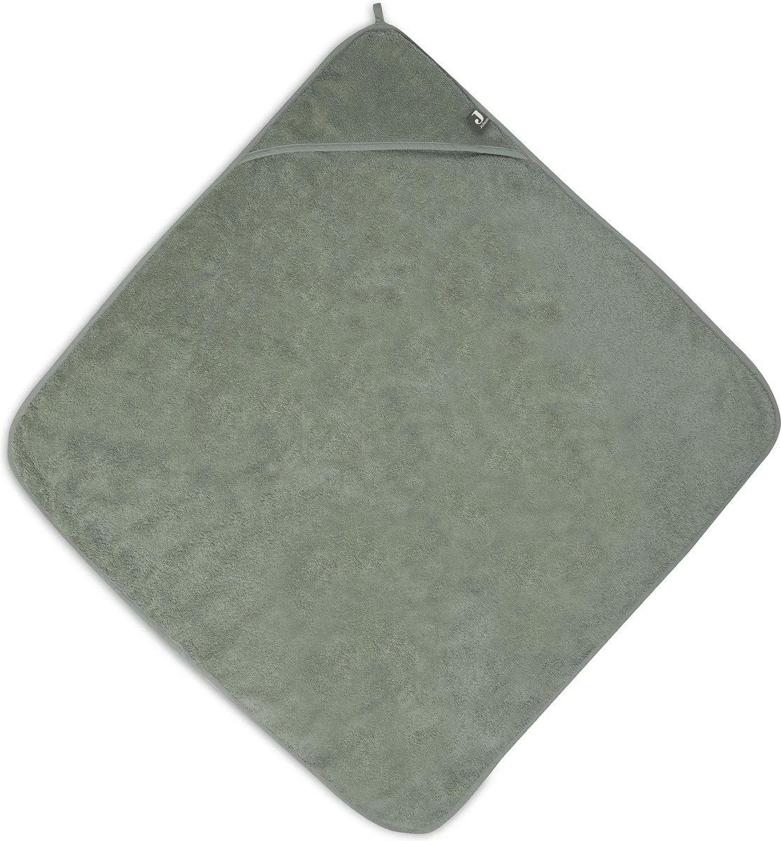 Jollein Badcape Badstof 75x75cm - Ash Green 9 Jollein Badcape Badstof 75x75cm - Ash Green - Afbeelding 9