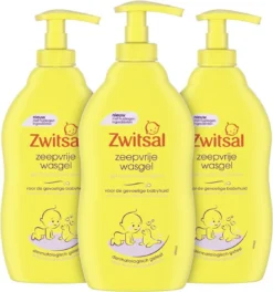 Zwitsal Zeepvrije Wasgel - 3 X 400 Ml - Voordeelverpakking