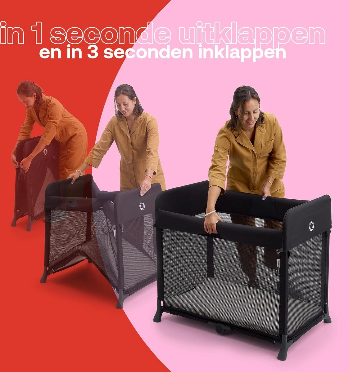 Bugaboo Campingbedje Stardust Black 2 Bugaboo Campingbedje Stardust Black - Afbeelding 2