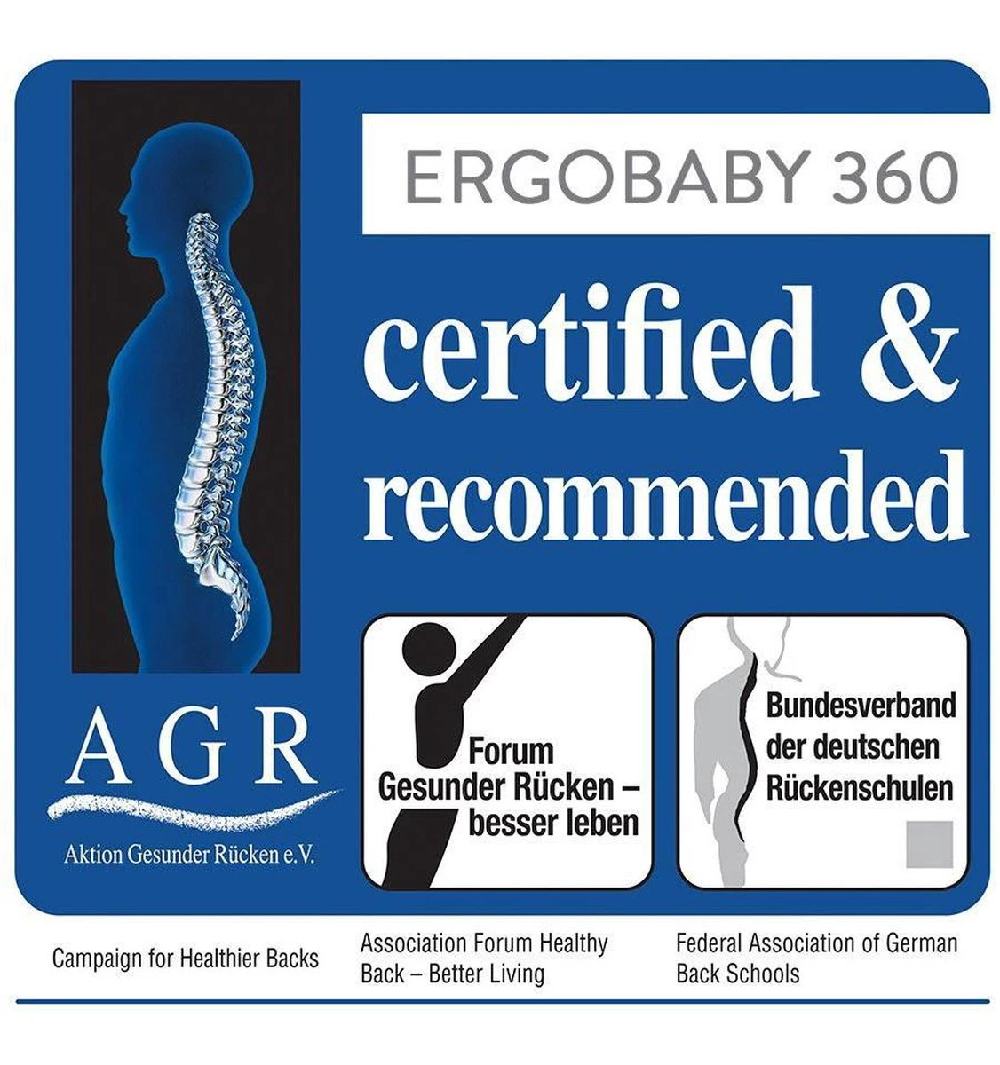 Ergobaby 360 Four Positions Baby Draagzak - Pure Black 5 Ergobaby 360 Four Positions Baby Draagzak - Pure Black - Afbeelding 5
