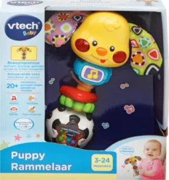 VTech Baby Puppy Rammelaar - Educatief Babyspeelgoed - 3 Tot 36 Maanden 5 VTech Baby Puppy Rammelaar - Educatief Babyspeelgoed - 3 Tot 36 Maanden -Babyproducten Winkel 1129x1200 2