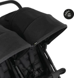Hauck Uptown Duo Melange Broertje/zusje Kinderwagen Black -Babyproducten Winkel 1130x1200 4