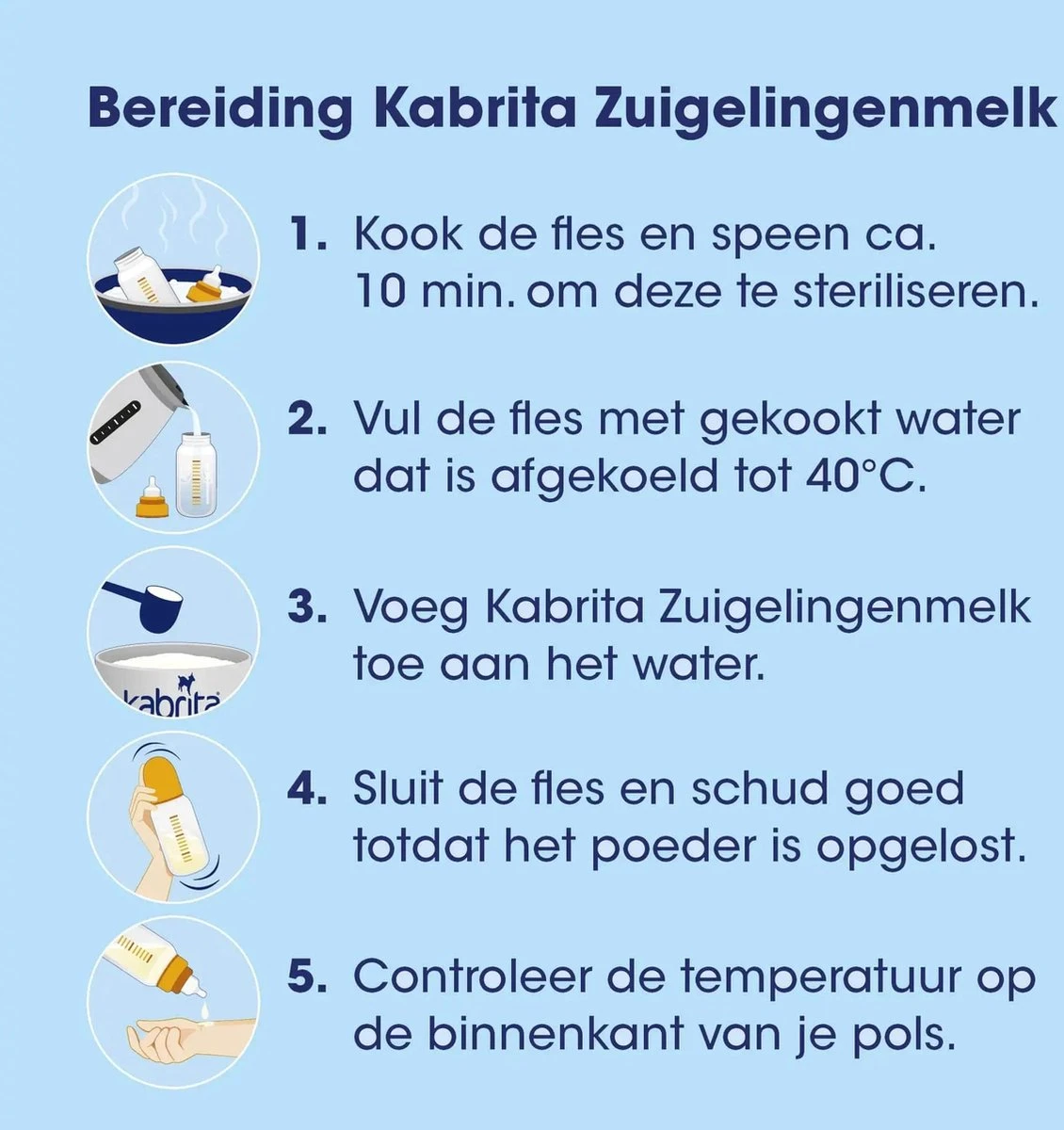 Kabrita 1 Zuigelingenmelk - Zuigelingenvoeding 0-6 Maanden - 800g 2 Kabrita 1 Zuigelingenmelk - Zuigelingenvoeding 0-6 Maanden - 800g - Afbeelding 2