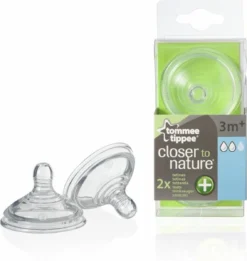Tommee Tippee Advanced Anti-Colic Zuigfles Spenen, Borst-achtig, Zacht Silicone, Normale Uitstroomsnelheid, 3m+, Verpakking Van 2 -Babyproducten Winkel 1135x1200 10