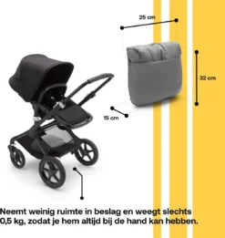 Bugaboo Voetenzak Grey Melange 14 Bugaboo Voetenzak Grey Melange -Babyproducten Winkel 1136x1200 6