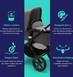 Bugaboo Fox3 Kinderwagen - Black/Grey Melange 10 Bugaboo Fox3 Kinderwagen - Black/Grey Melange -Babyproducten Winkel 1137x1200 5