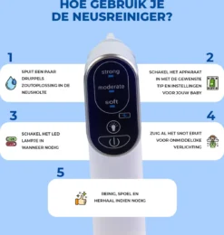 Young Star Baby - Elektrische Neusreiniger Baby - Neuszuiger Met USB - Neuspeer - Neusdouche - Snotverwijderaar 11 Young Star Baby - Elektrische Neusreiniger Baby - Neuszuiger Met USB - Neuspeer - Neusdouche - Snotverwijderaar -Babyproducten Winkel 1138x1200