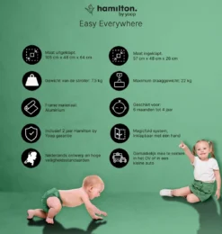 Hamilton By Yoop X1 Plus Buggy – Nieuw, Hoger, Uitgebreider 2023 Model – Premium Stroller Met One Hand Folding Technologie – Grijs – Lichte, Verstelbare En Wendbare Kinderwagen Met Vele Gemakken -Babyproducten Winkel 1139x1200 20