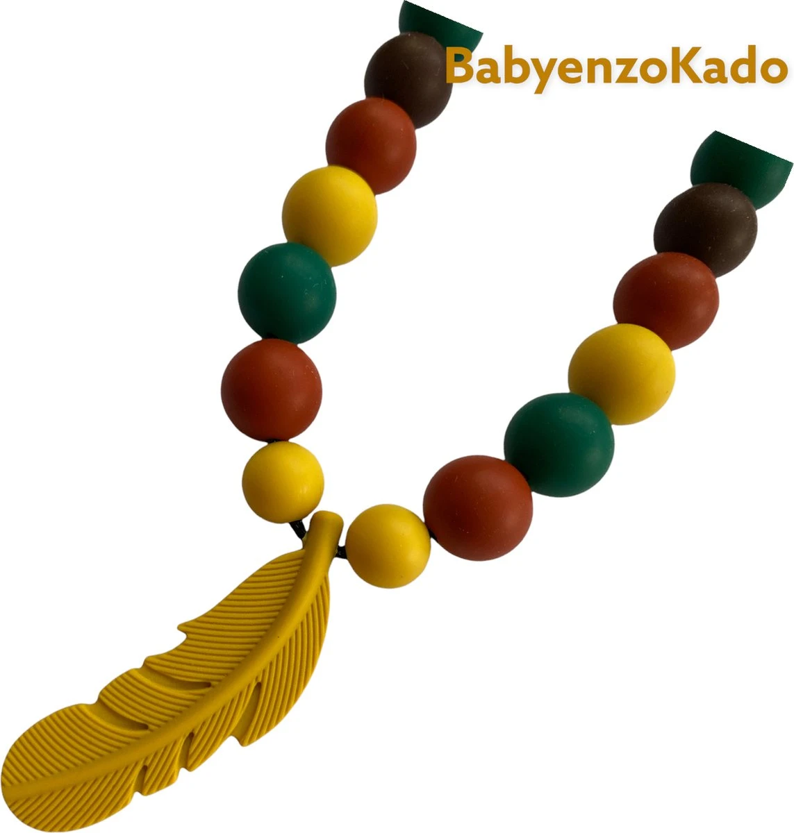 BabyenzoKado Jack Siliconen Bijtketting / Voedingsketting /mama Ketting 1 BabyenzoKado Jack Siliconen Bijtketting / Voedingsketting /mama Ketting