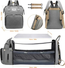 Product Plaza - Luier- En Verzorgingstas - Baby Rug Tas Met Bed - Reis Rugzak - Grote Capaciteit - Jongens En Meisjes - Grijs - Luier Tas - Verzorgingstas Baby - Uitschuifbaar Verschoon/ Slaap Bedje – Multifunctionele Rugzak 0-1 Jaar – 17 Product Plaza - Luier- En Verzorgingstas - Baby Rug Tas Met Bed - Reis Rugzak - Grote Capaciteit - Jongens En Meisjes - Grijs - Luier Tas - Verzorgingstas Baby - Uitschuifbaar Verschoon/ Slaap Bedje – Multifunctionele Rugzak 0-1 Jaar – -Babyproducten Winkel 1149x1200 1