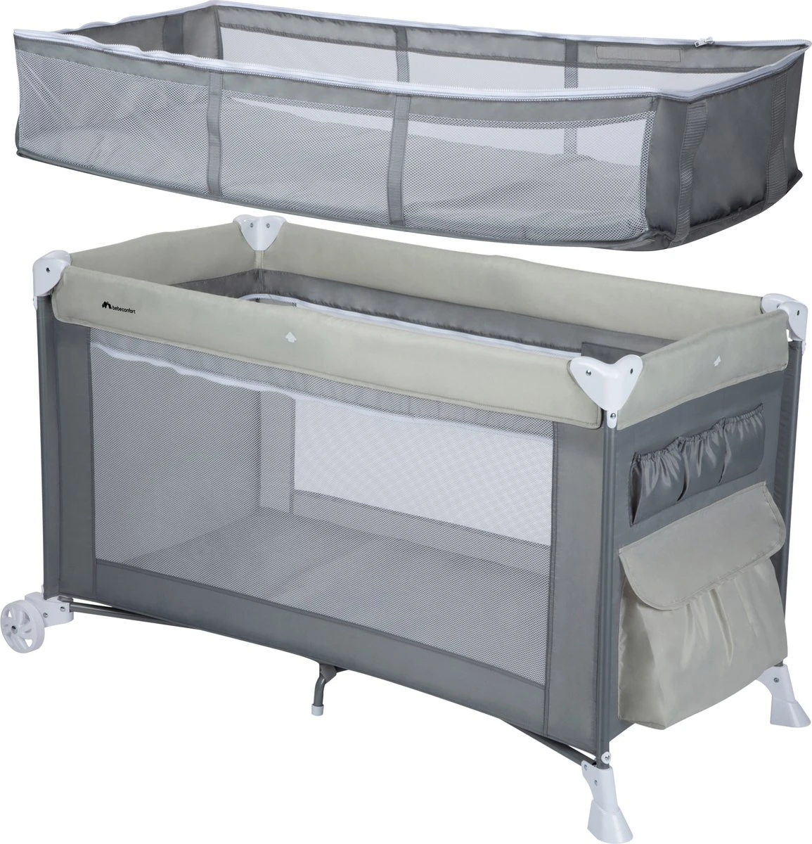 Bebeconfort Full Dreams Campingbedje - Warm Grey 8 Bebeconfort Full Dreams Campingbedje - Warm Grey - Afbeelding 8