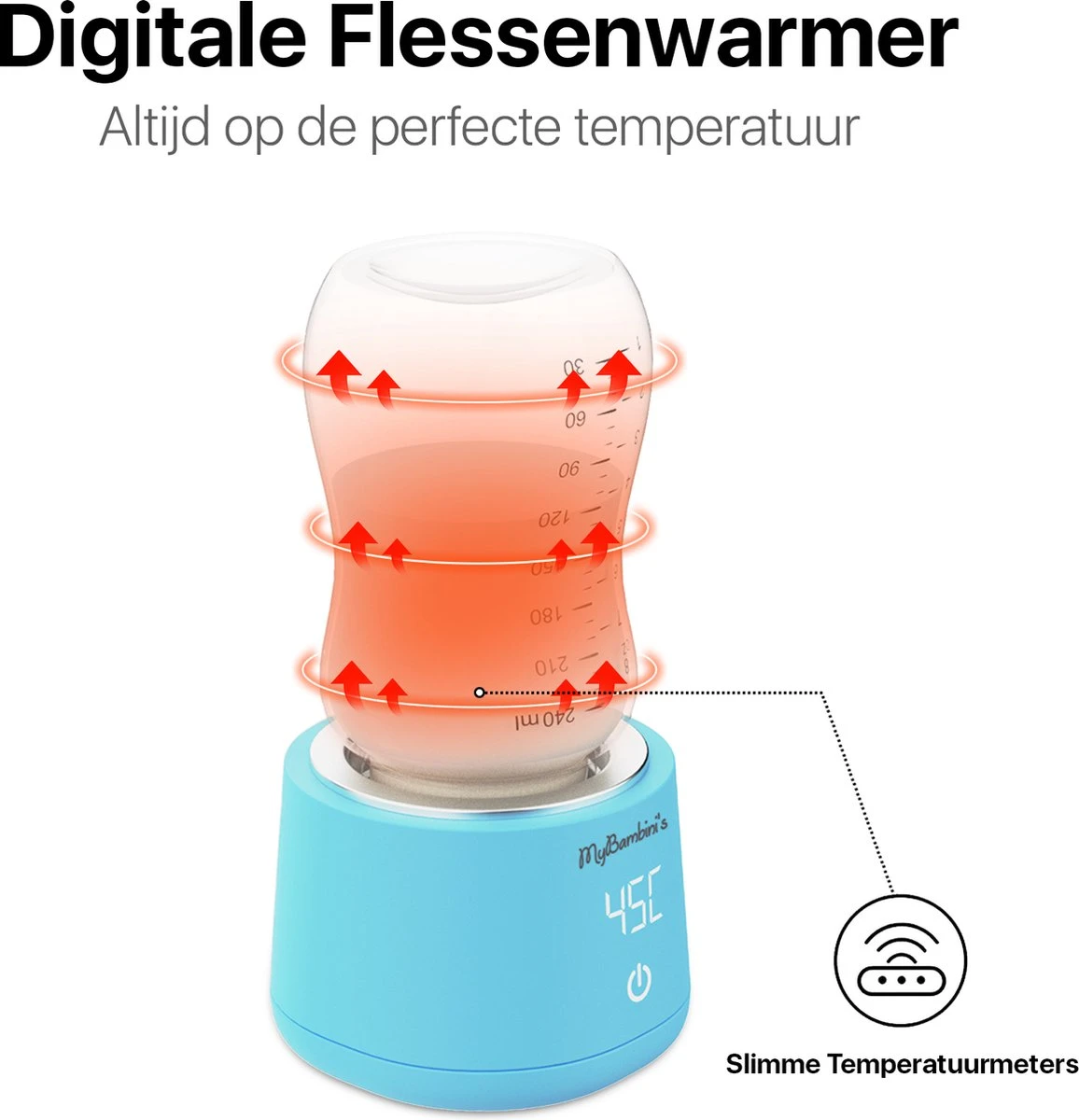 MyBambini's Bottle Warmer Pro™ - Draagbare Baby Flessenwarmer Voor Onderweg - Blauw - Geschikt Voor Smalle Hals Flessen Van Dr. Brown's, Difrax, Medela & Nanobebe 9 MyBambini's Bottle Warmer Pro™ - Draagbare Baby Flessenwarmer Voor Onderweg - Blauw - Geschikt Voor Smalle Hals Flessen Van Dr. Brown's, Difrax, Medela & Nanobebe - Afbeelding 9