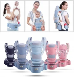 Merkloos Ergonomische Babydraagzak - 15 In 1 - Donkerblauw - 0 Tot 48 Maanden - Babydrager -Buikdrager En Rugdrager - Baby Draagzak - Ergonomisch - Heupdrager -Babyproducten Winkel 1160x1200 12