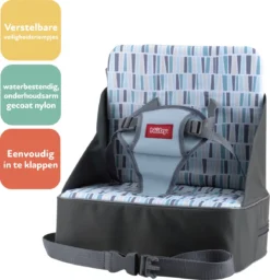 Nuby - Booster Seat - Kinderzitje - Grijs - 9m+ 9 Nuby - Booster Seat - Kinderzitje - Grijs - 9m+ -Babyproducten Winkel 1160x1200 6
