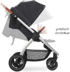Hauck UpTown Buggy - Met één Hand Opvouwbaar - Zwart -Babyproducten Winkel 1162x1200 2
