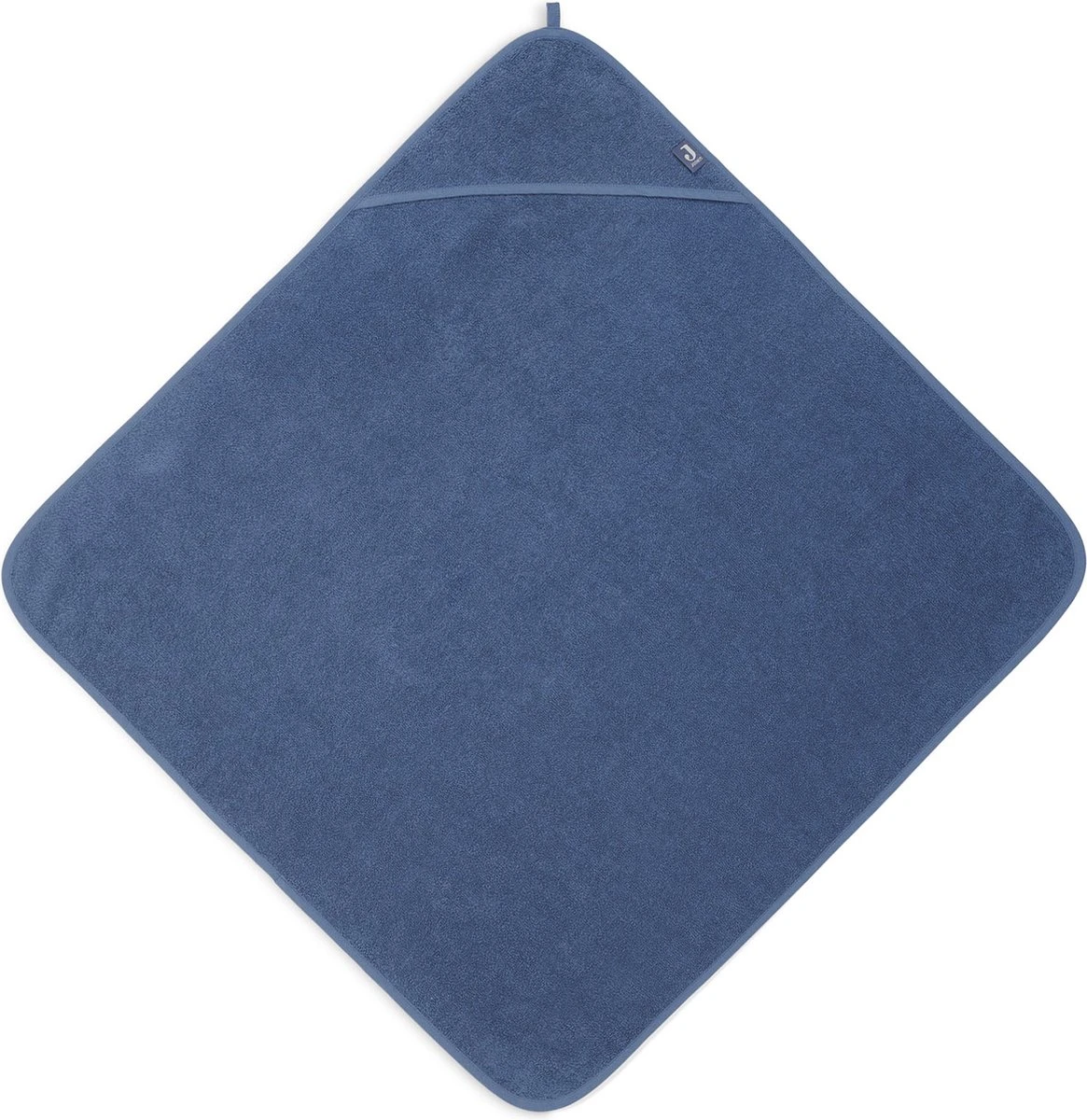 Jollein Badcape Badstof 75x75cm - Jeans Blue 2 Jollein Badcape Badstof 75x75cm - Jeans Blue - Afbeelding 2